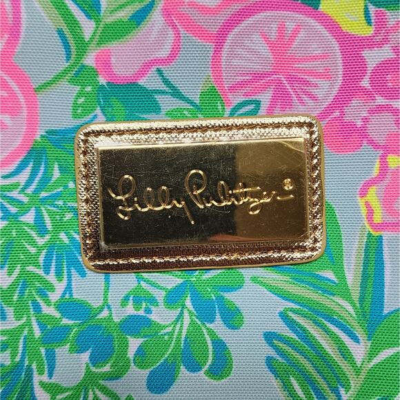 NWT Lilly Pulitzer Fruity Flamingo Insulated Wine Carrier - Picture 8 of 11